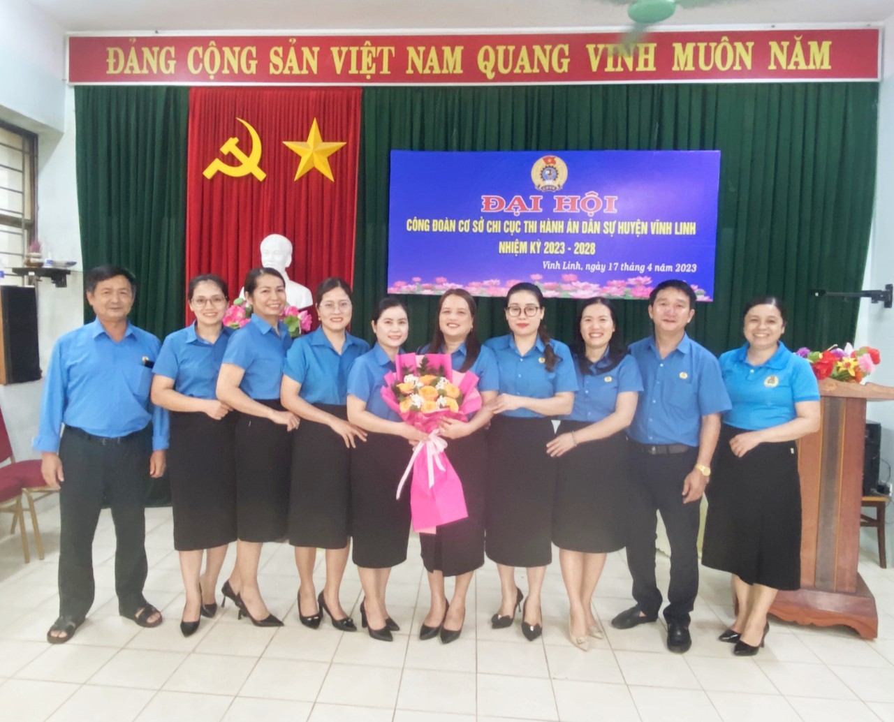 Đại hội Công đoàn cơ sở Chi cục Thi hành án dân sự huyện Vĩnh Linh