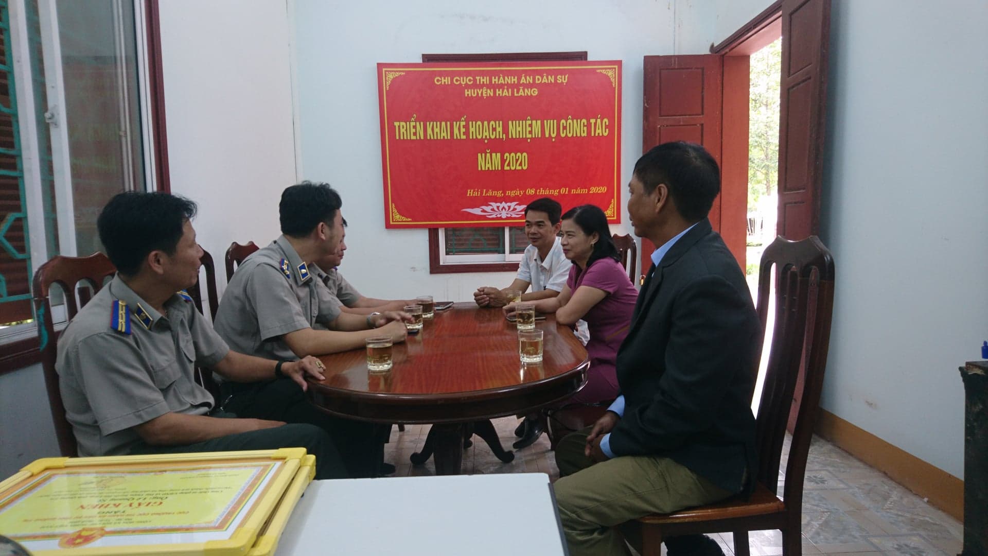 Chi cục Thi hành án dân sự huyện Hải Lăng tổ chức Hội nghị tổng kết công tác năm 2019, triển khai nhiệm vụ công tác thi hành án dân sự năm 2020