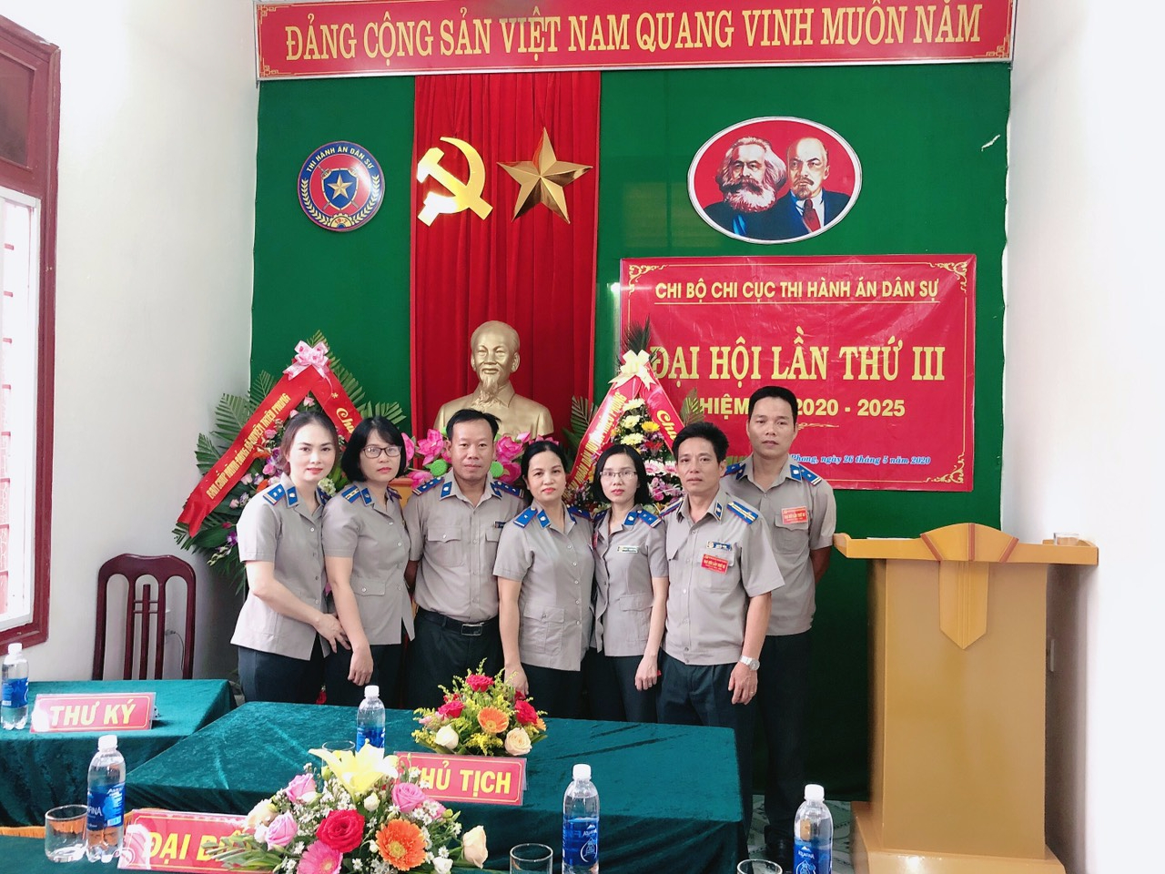Đại hội Chi bộ Chi cục Thi hành án dân sự huyện Triệu Phong lần thứ III, nhiệm kỳ 2020-2025
