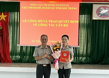 Điều động, bổ nhiệm đồng chí Nguyễn Thị Riêng giữ chức vụ Phó trưởng phòng Phòng Kiểm tra, giải quyết quyết khiếu nại, tố cáo