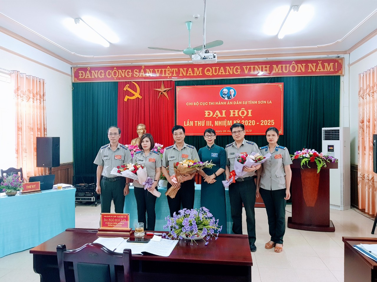 Đại hội Chi bộ Cục Thi hành án dân sự tỉnh Sơn La lần thứ III nhiệm kỳ 2020 -2025
