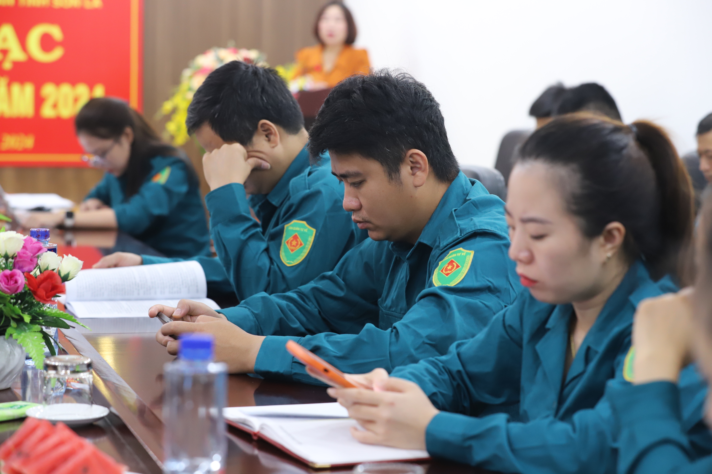 Tiểu đội Tự vệ Cục THADS tỉnh Sơn La phối hợp huấn luyện tự vệ năm 2024 5