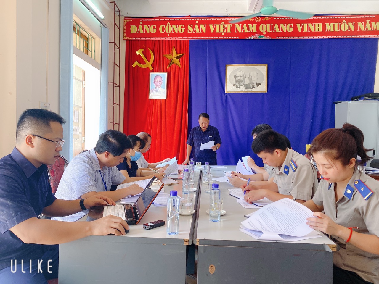 Ban Chỉ đạo Cải cách Tư pháp huyện ủy Thuận Châu kiểm tra, giám sát tại Chi cục Thi hành án dân sự huyện Thuận Châu về thực hiện nhiệm vụ Cải cách Tư pháp giai đoạn 2016 -2020