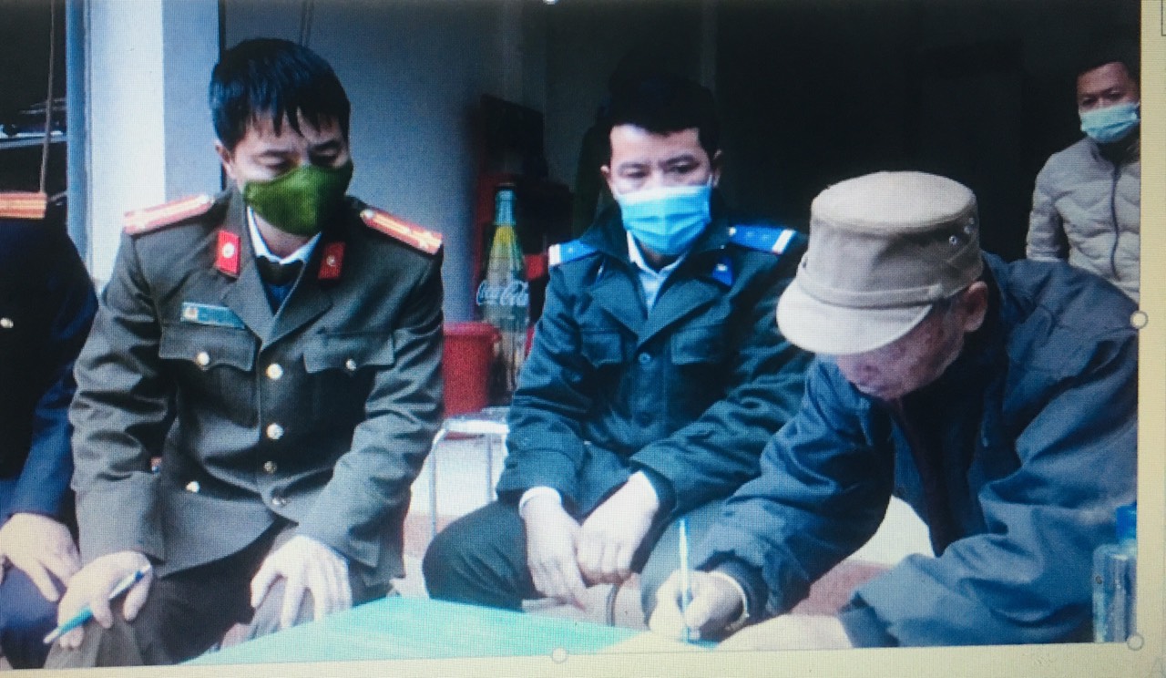 ChChi cục THADS huyện Thuận Châu tổ chức cưỡng chế Thi hành án dân sự tại bản Pha Khuông, xã Co Mạ, huyện Thuận Châu, tỉnh Sơn La