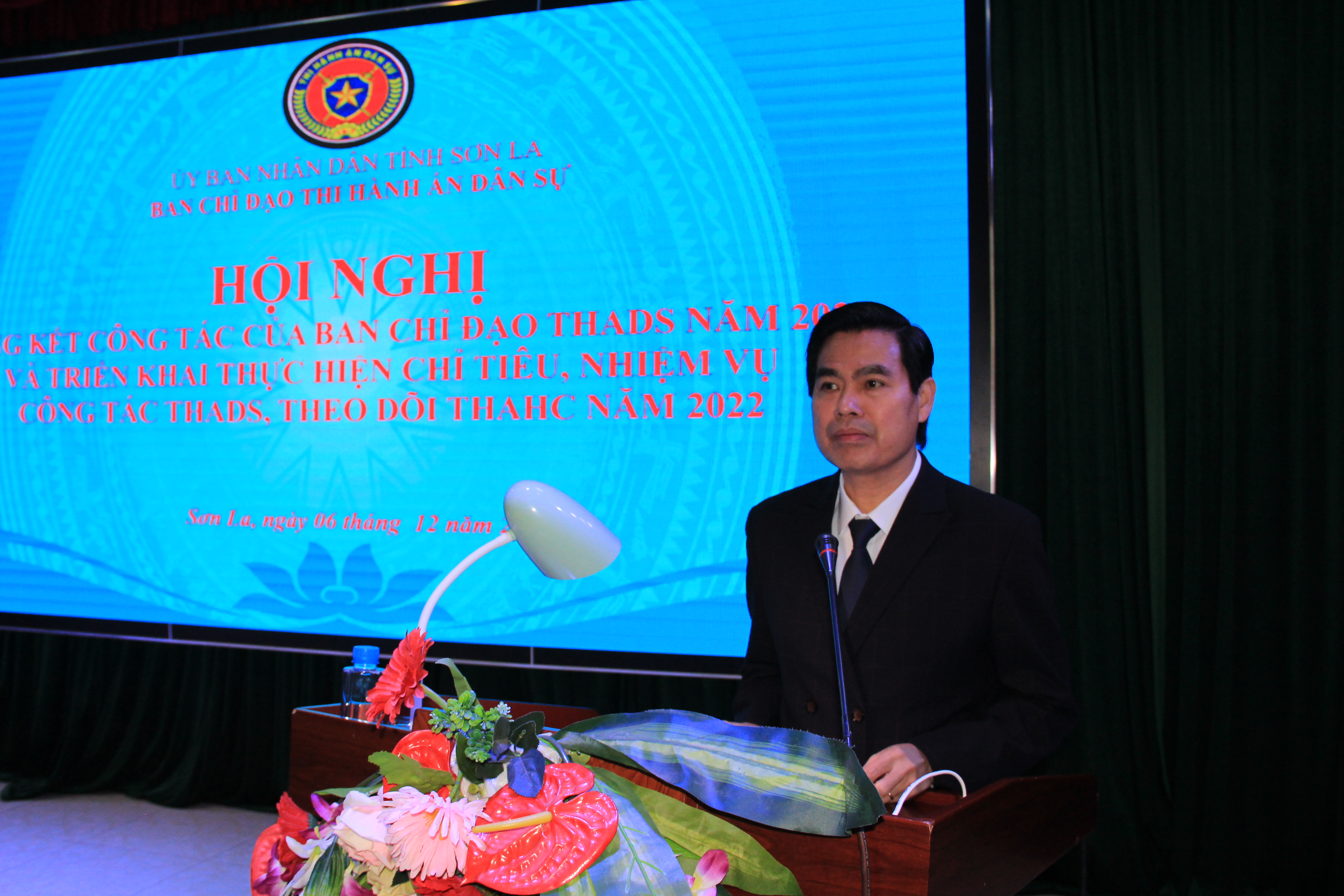 Ban Chỉ đạo Thi hành án dân sự tỉnh Sơn La tổ chức Hội nghị tổng kết  công tác của Ban Chỉ đạo Thi hành án dân sự năm 2021 và triển khai thực hiện nhiệm vụ công tác THADS, hành chính năm 2022