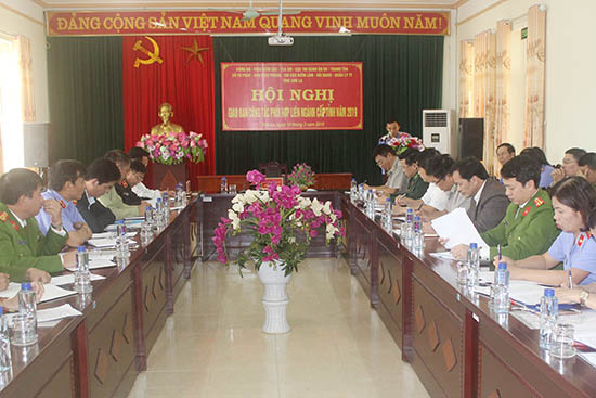 Cục Thi hành án dân sự tỉnh Sơn La phối hợp tổ chức Hội nghị giao ban liên ngành cấp tỉnh năm 2019