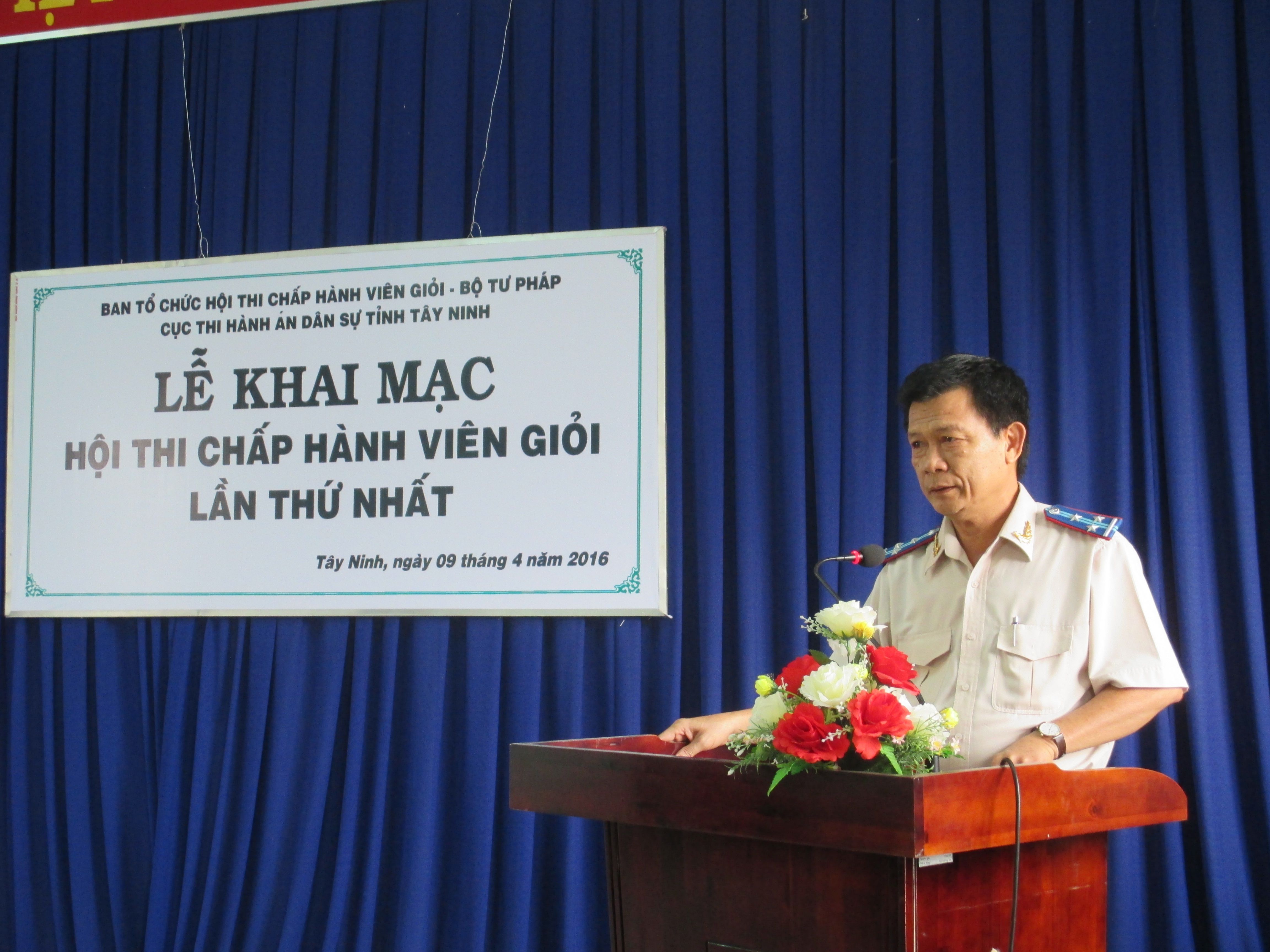 Cục Thi hành án dân sự tỉnh Tây Ninh tổ chức Hội thi Chấp hành viên giỏi lần thứ nhất