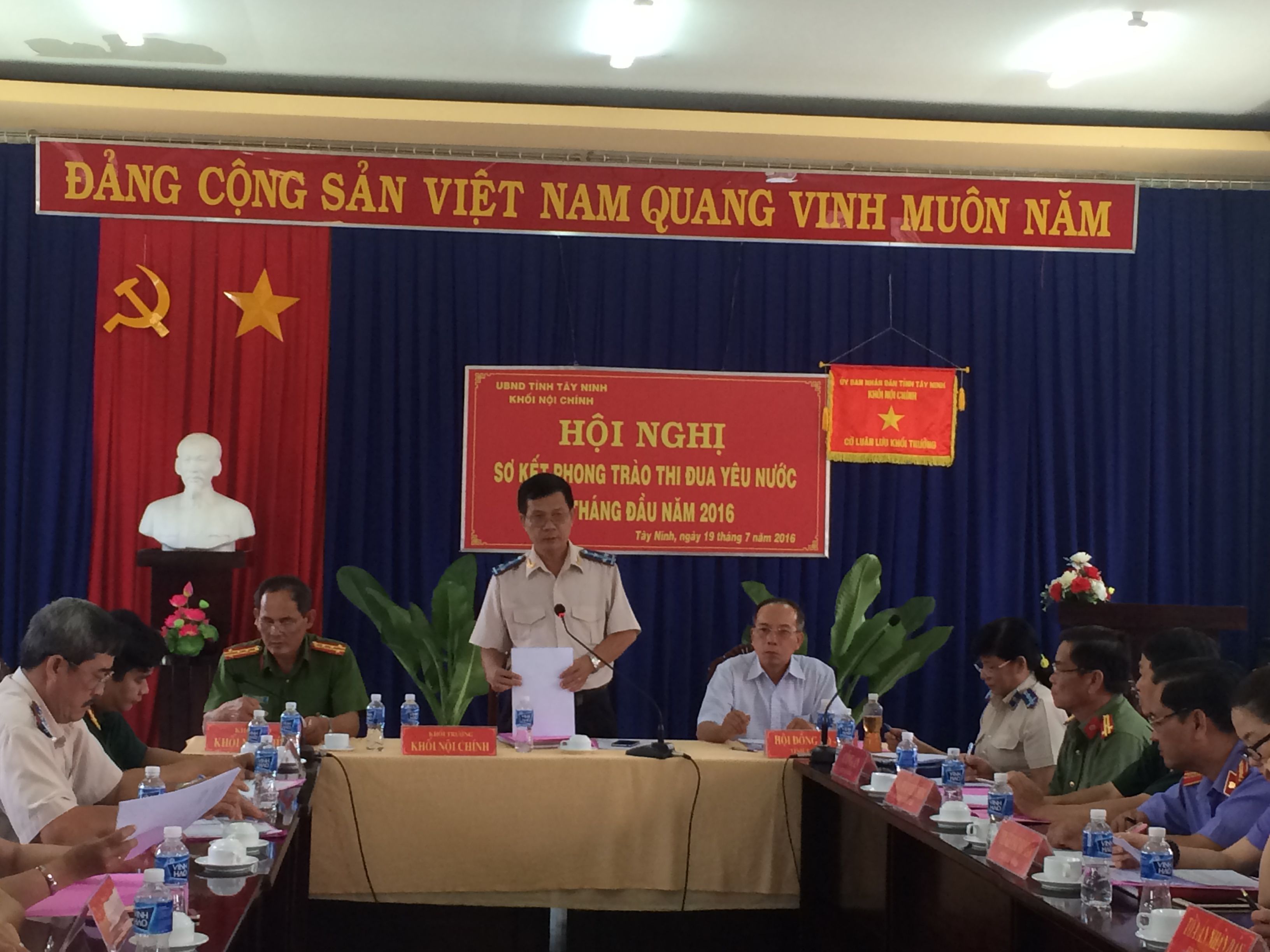 Cục Thi hành án dân sự tỉnh Tây Ninh tổ chức Hội nghị sơ kết phong trào thi đua yêu nước Khối Nội chính 06 tháng đầu năm