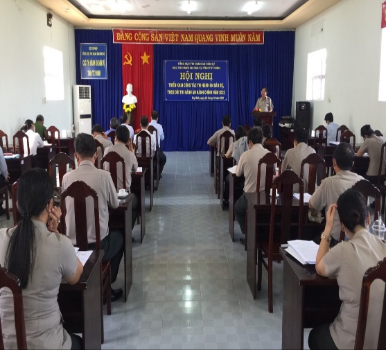 Cục Thi hành án dân sự (THADS) tỉnh Tây Ninh tổ chức Hội nghị Tổng kết công tác năm 2021 và triển khai công tác Thi hành án dân sự, theo dõi thi hành án hành chính năm 2022