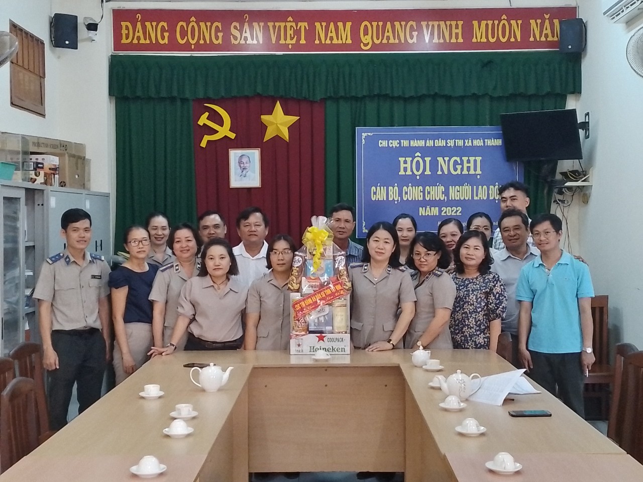 Lãnh đạo Cục Thi hành án dân sự tỉnh Tây Ninh thăm, chúc Tết các Chi cục Thi hành án dân sự huyện, thị xã, thành phố năm 2023