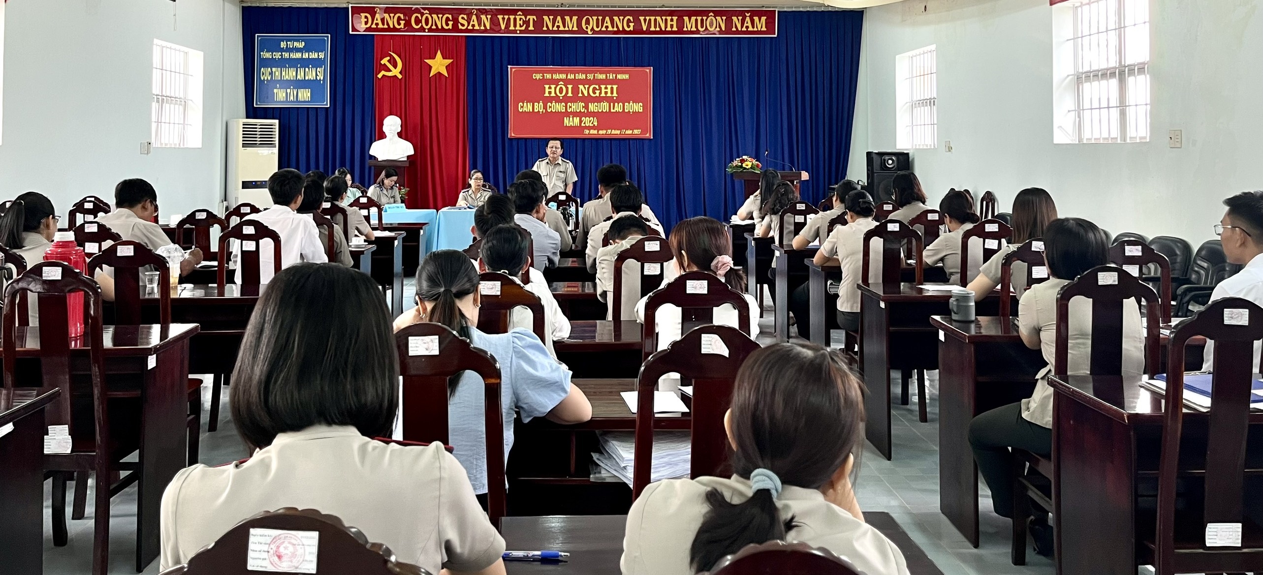 Cục Thi hành án dân sự tỉnh Tây Ninh tổ chức Hội nghị công chức, người lao động năm 2024