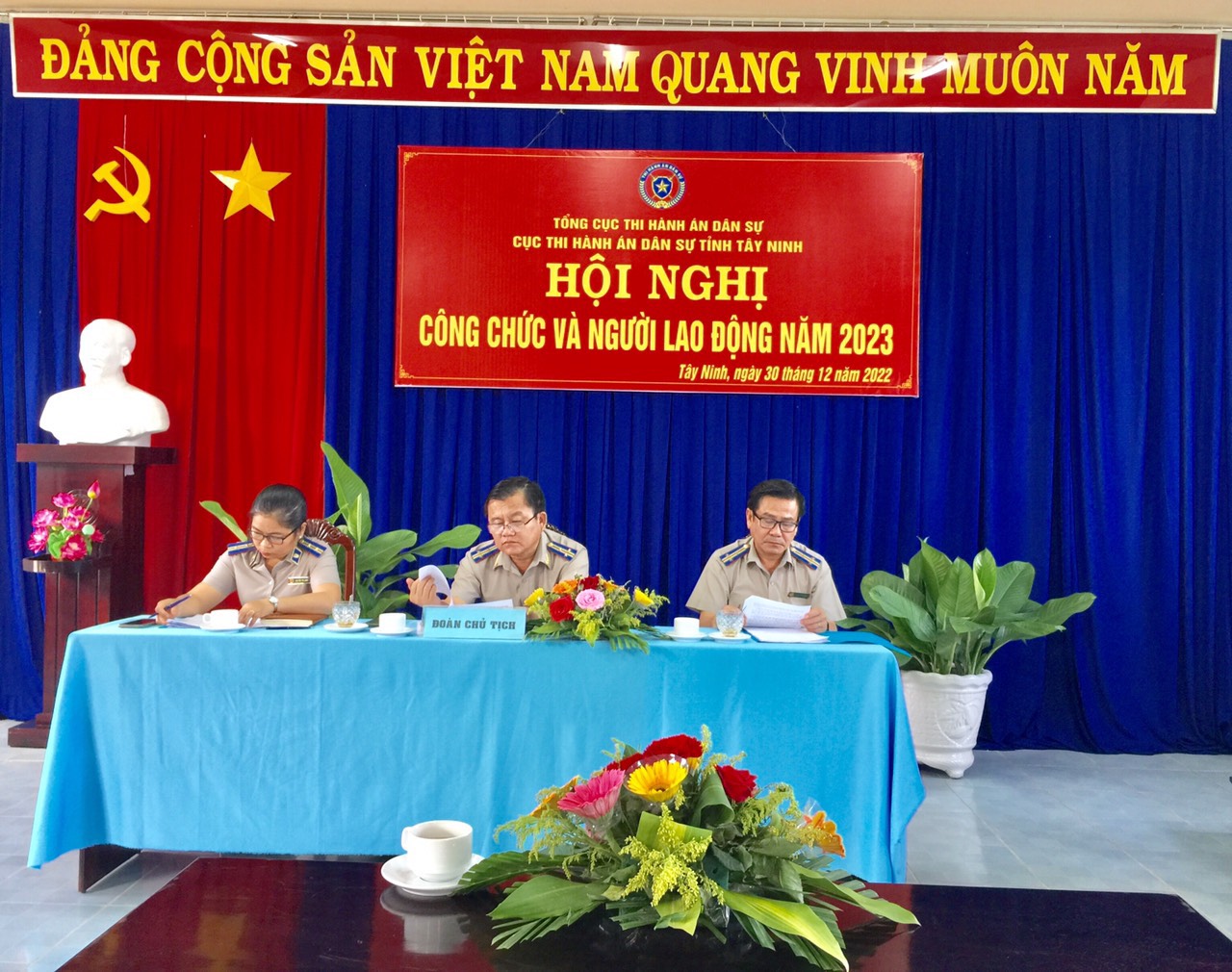 Cục Thi hành án dân sự tỉnh Tây Ninh tổ chức Hội nghị Công chức, người lao động năm 2023