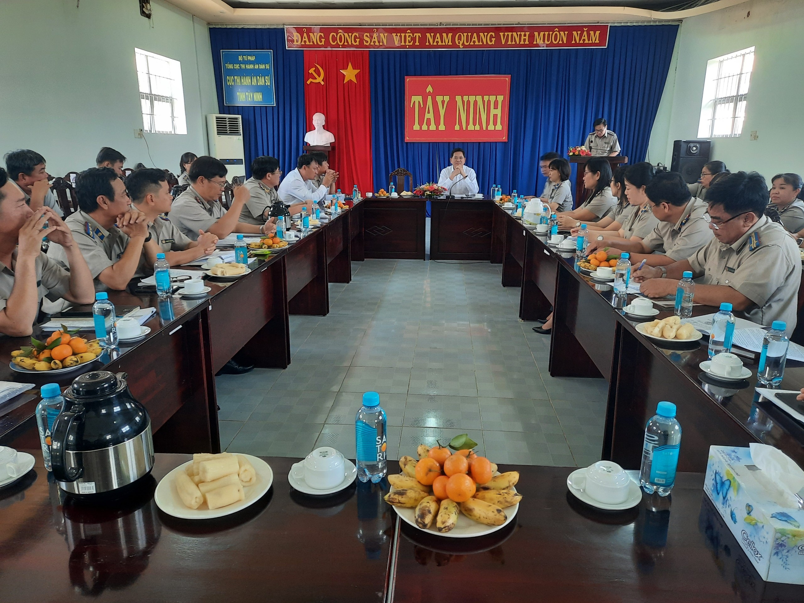 Phó Tổng cục trưởng Tổng cục Thi hành án dân sự làm việc, đôn đốc thực hiện chỉ tiêu, nhiệm vụ tại Cục Thi hành án dân sự tỉnh Tây Ninh