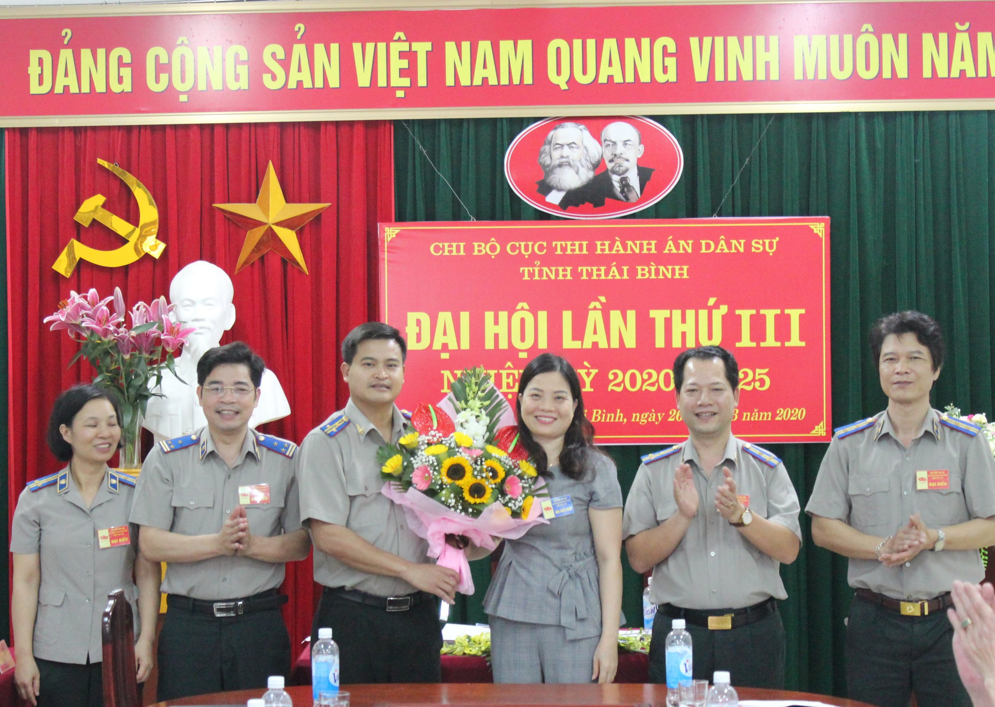 Chi bộ Cục Thi hành án dân sự tỉnh Thái Bình tổ chức thành công Đại hội lần thứ III nhiệm kỳ 2020 – 2025