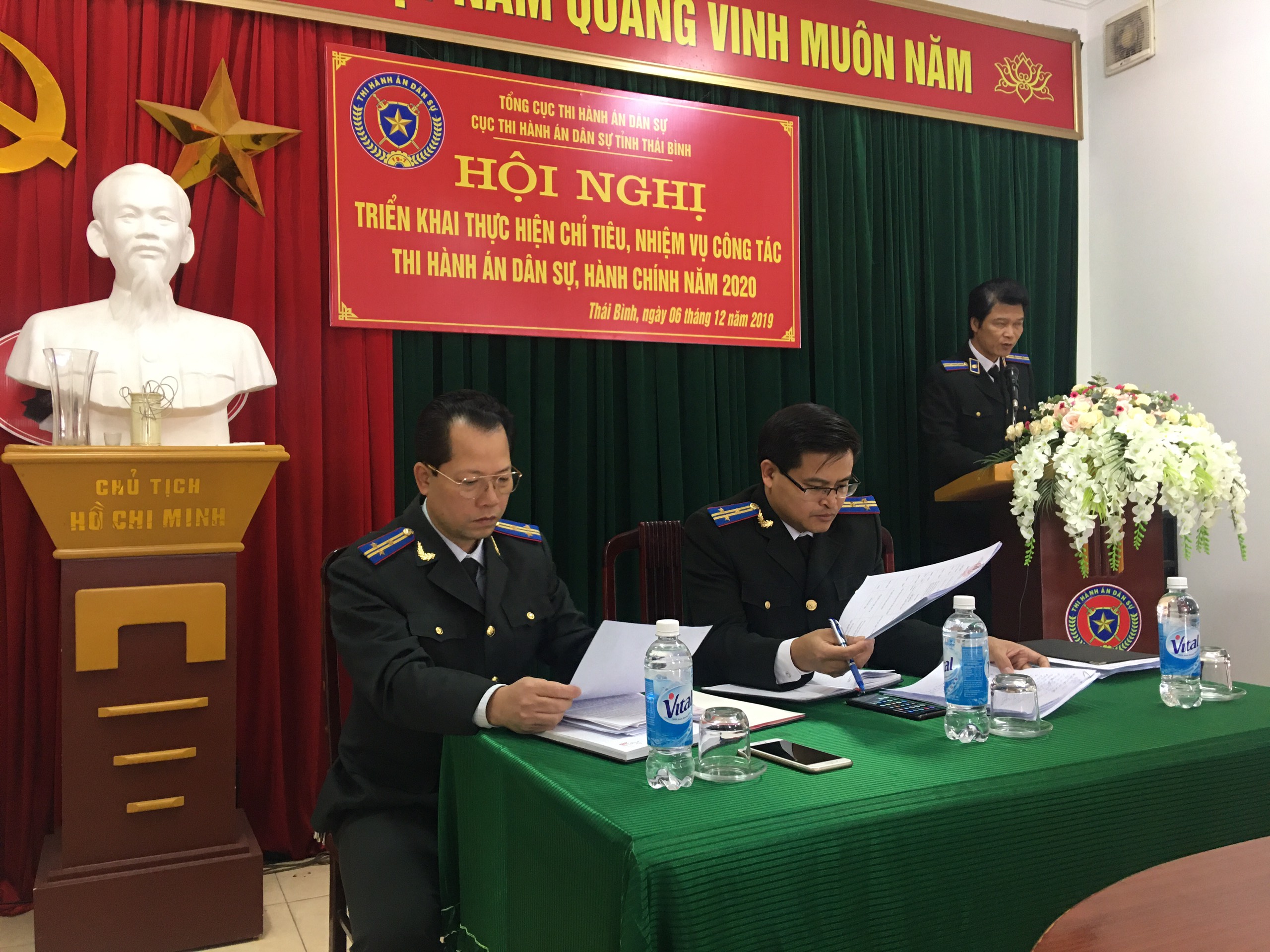 Cục Thi hành án dân sự tỉnh Thái Bình tổ chức Hội nghị triển khai công tác thi hành án dân sự năm 2020