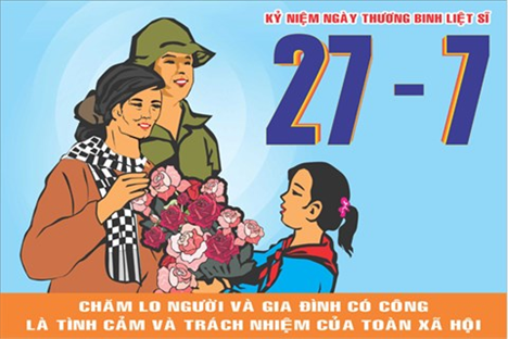 27-7: Ngày tri ân những người đã hi sinh, cống hiến vì độc lập, tự do và thống nhất của Tổ quốc