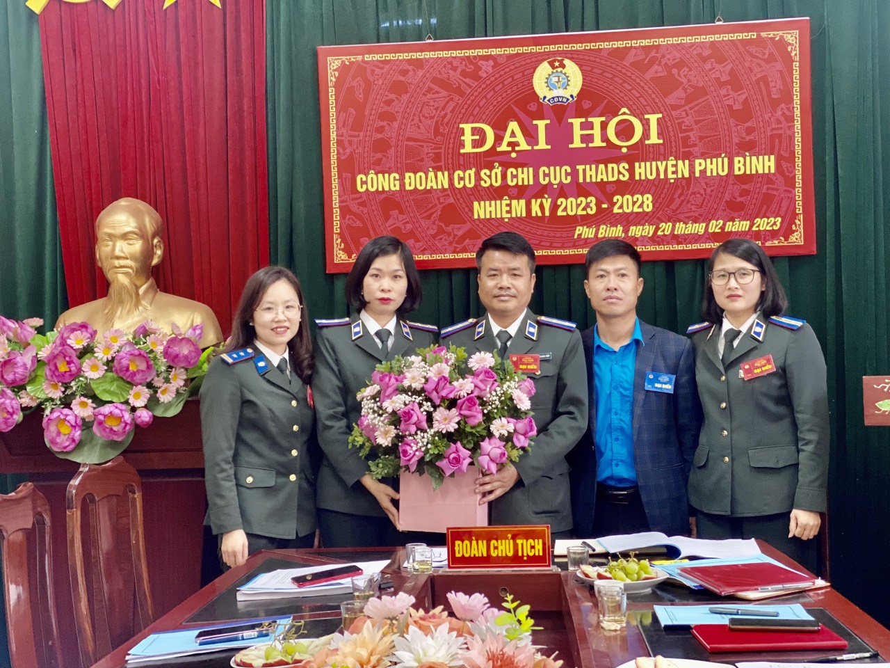 Chi cục Thi hành án dân sự huyện Phú Bình tổ chức Đại hội Công đoàn lần thứ 3, Nhiệm kỳ 2023 - 2028