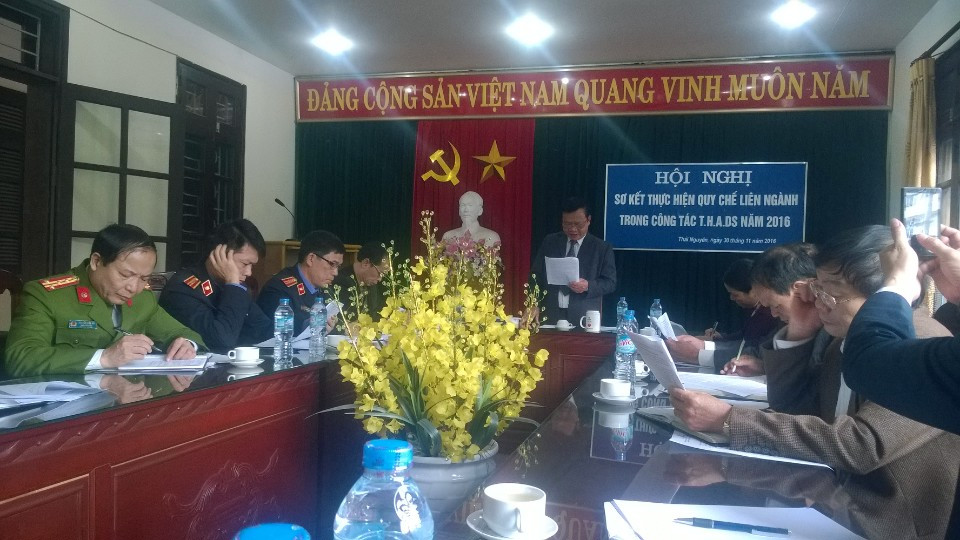 Cục Thi hành án dân sự tỉnh Thái Nguyên tổ chức Hội nghị sơ kết việc thực hiện Quy chế số 14/2013