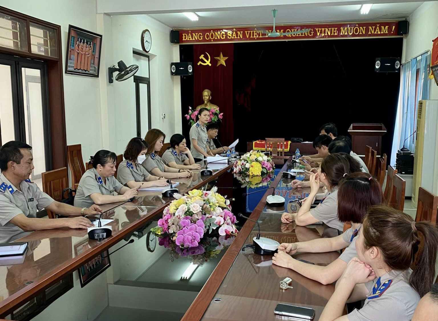 Kiểm tra Công vụ tại Chi cục THADS TP Thái Nguyên