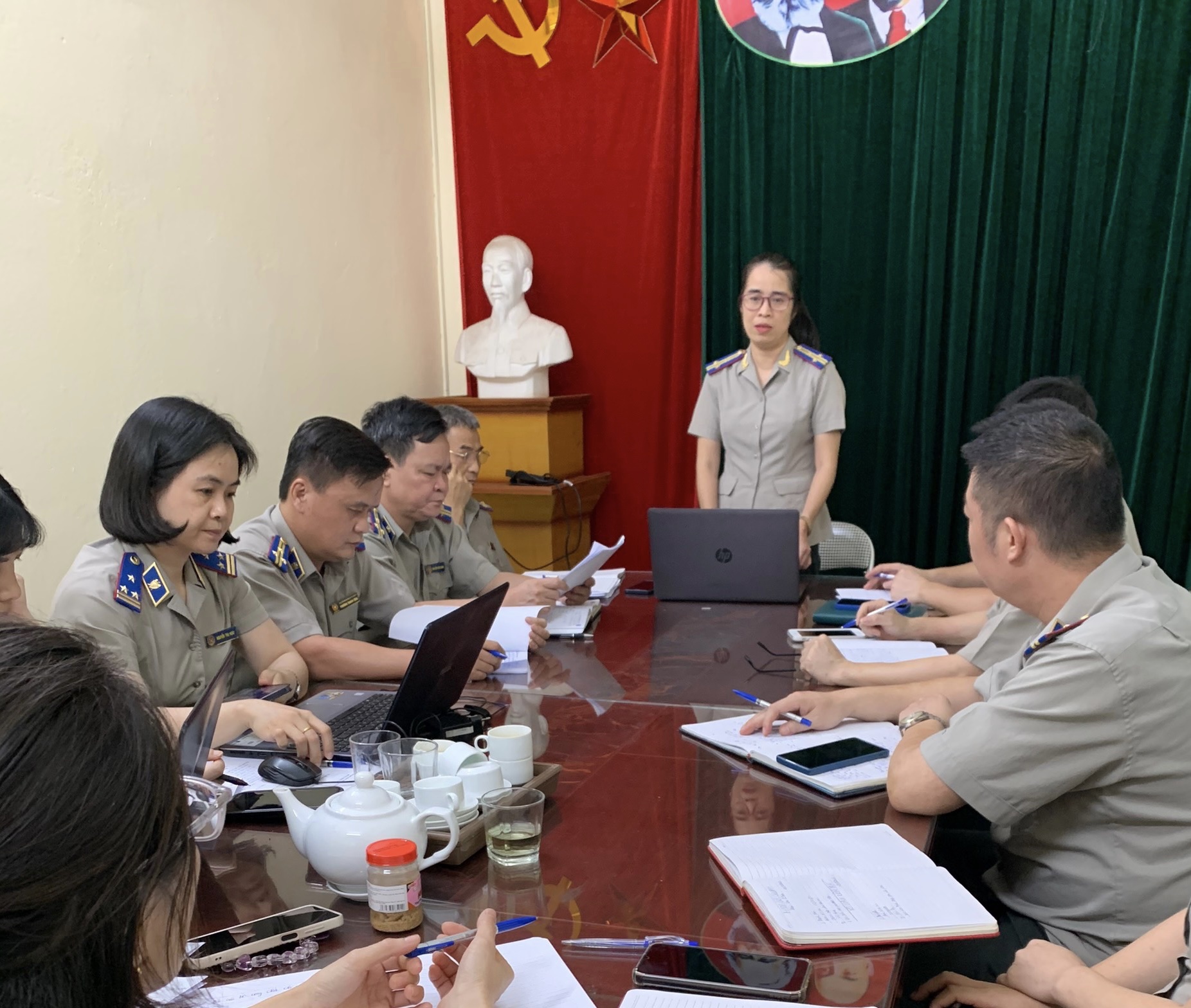 Kiểm tra toàn diện công tác THADS tại Chi cục THADS huyện Định Hóa