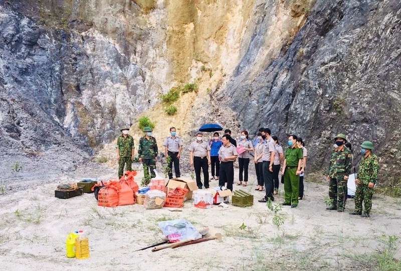 Thái Nguyên: Tiêu hủy vật chứng là ma túy, vật liệu nổ