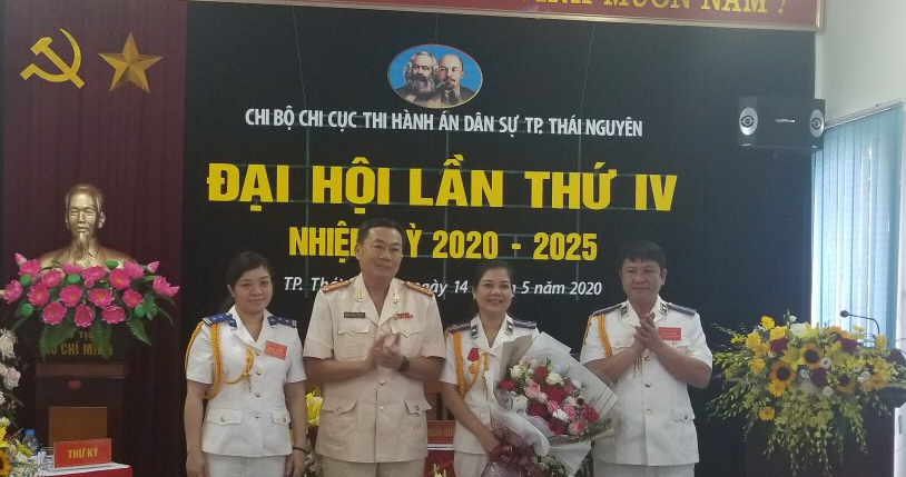 Chi bộ Chi cục Thi hành án dân sự TP Thái Nguyên Đại hội lần thứ IV nhiệm kỳ 2020-2025