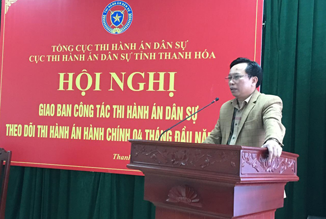 Cục trưởng Hoàng Văn Truyền phát biểu chỉ đạo tại Hội nghị giao ban 04 tháng 2022