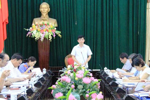Họp Ban Chỉ đạo thực hiện thí điểm chế định Thừa phát lại tỉnh Thanh Hóa.