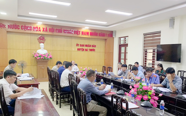 Ban Chỉ đạo THADS huyện Bá Thước tổ chức Hội nghị sơ kết công tác THADS 10 tháng 2023