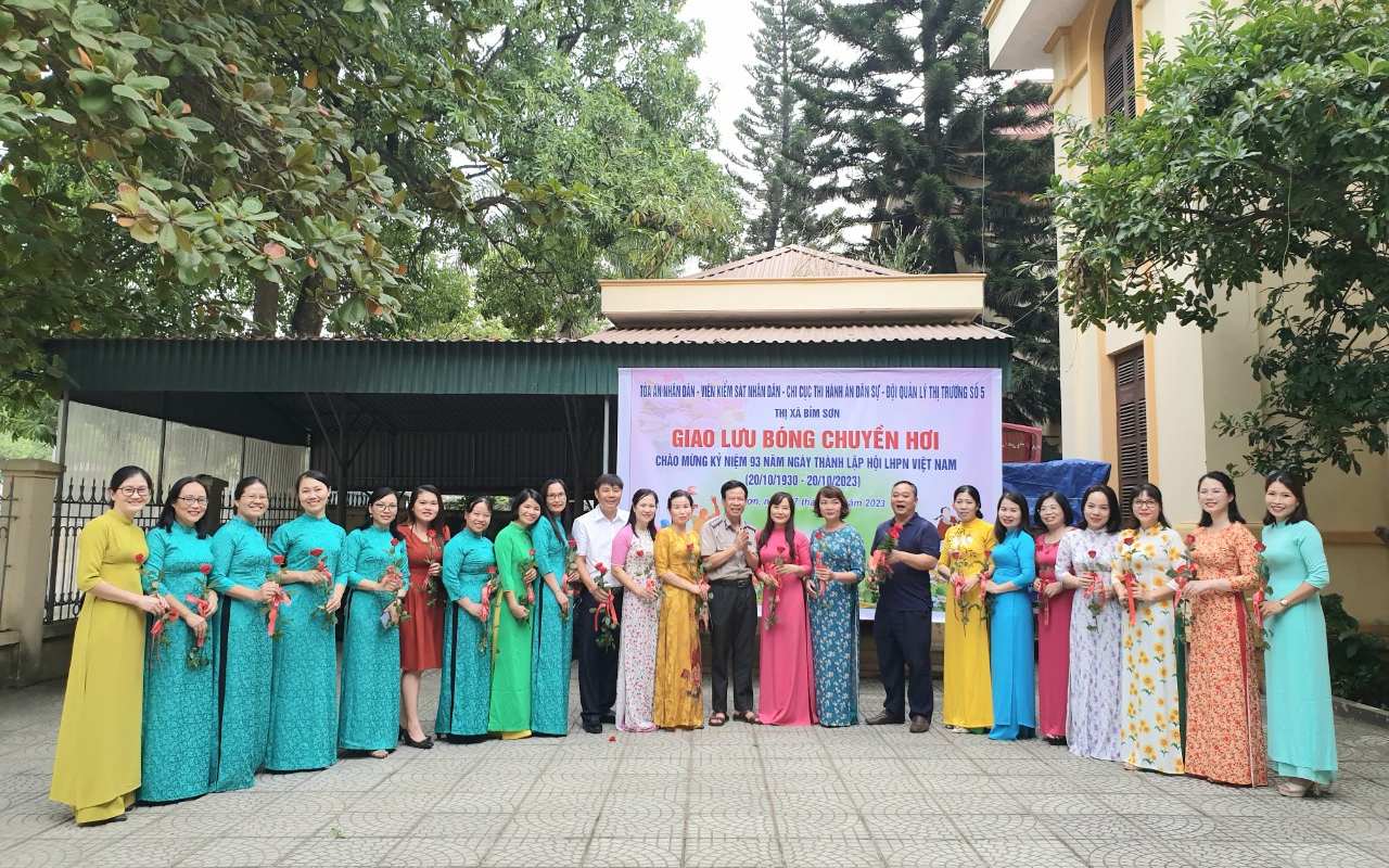 Bỉm Sơn: giao lưu thể thao chào mừng ngày Phụ nữ Việt Nam