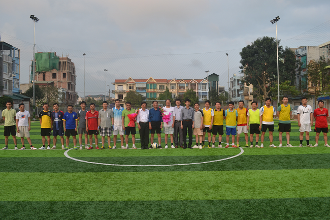 Đoàn Thanh niên Cục Thi hành án phối hợp với Công đoàn Cục tổ chức giải thi đấu bóng đá mini lần thứ nhất