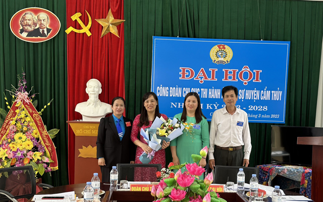 Đại hội Công đoàn Chi cục THADS huyện Cẩm Thủy lần thứ III, nhiệm kỳ 2023-2028