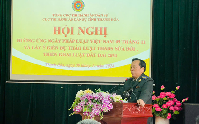 THADS Thanh Hóa: Hội nghị hưởng ứng Ngày Pháp luật Việt Nam