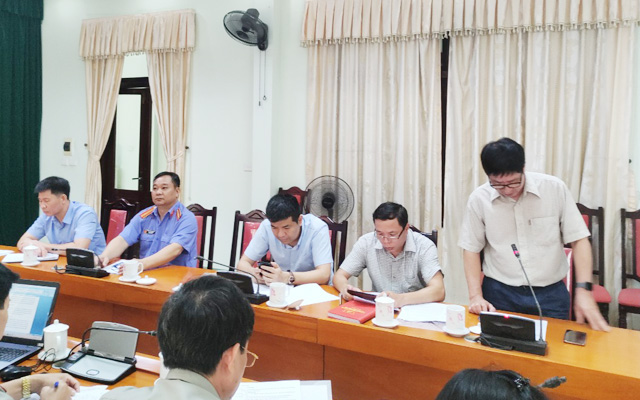 Cục trưởng Hoàng Văn Truyền làm việc tại UBND thị xã Bỉm Sơn