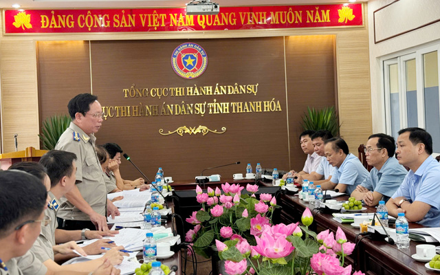 Ban Chỉ đạo phòng, chống tham nhũng, tiêu cực tỉnh công bố quyết định kiểm tra tại Cục THADS tỉnh Thanh Hóa