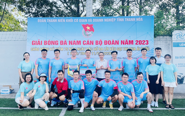 Chi đoàn Thanh niên Cục tham gia giải bóng đá Nam cán bộ đoàn do Đoàn Khối tổ chức
