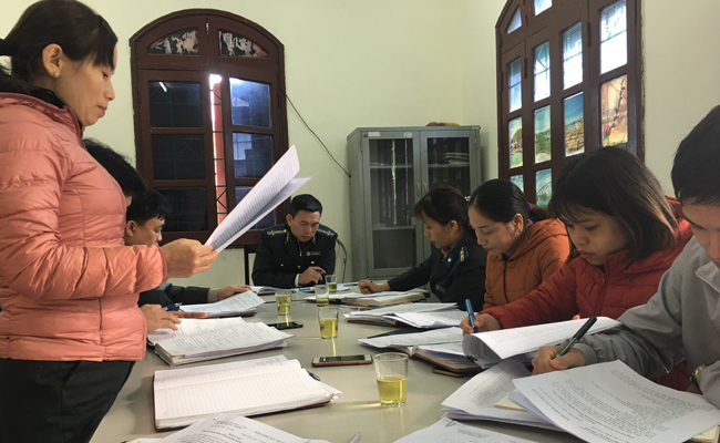 Chi bộ Chi cục THADS huyện Nông Cống tổng kết công tác đảng năm 2020