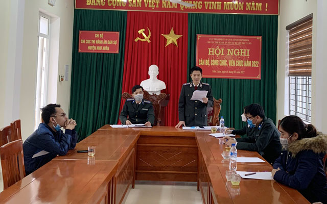 THADS huyện Như Xuân tổ chức Hội nghị cán bộ, công chức năm 2022
