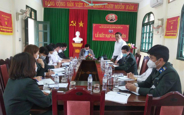 Đoàn công tác Cục THADS tỉnh Thanh Hóa làm việc tại Chi cục THADS huyện Quảng Xương