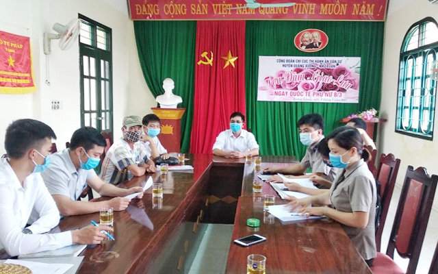 Chi cục THADS huyện Quảng Xương thực hiện tốt công tác phối hợp THADS giữa tình hình dịch bệnh Covid-19