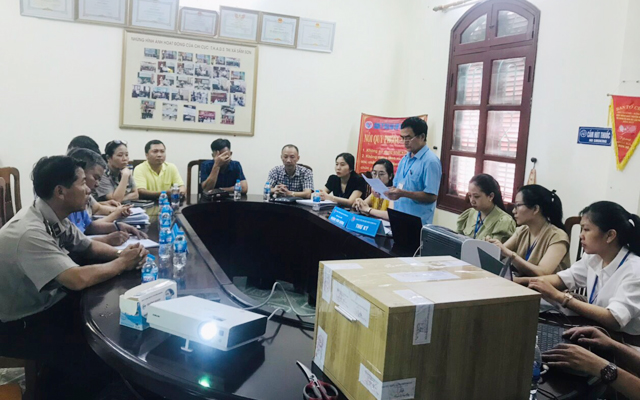 Chi cục thi hành án dân sự thành phố Sầm Sơn bán đấu giá tàu cá thành công