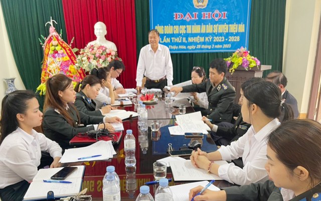 Kiểm tra toàn diện tại Chi cục THADS huyện Thiệu Hóa