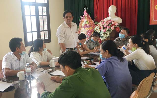 Chi cục THADS huyện Thiệu Hóa tổ chức họp bàn cưỡng chế thi hành án