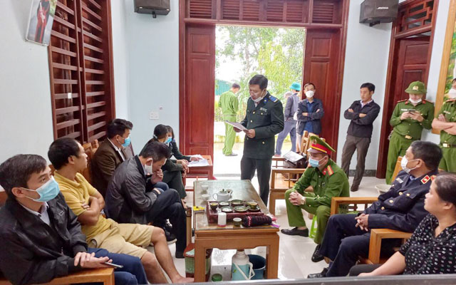 Chi cục THADS huyện Triệu Sơn kê biên tài sản đảm bảo thi hành án thành công