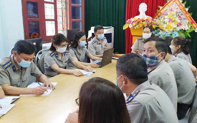 Cục THADS tỉnh Thanh Hóa kiểm tra toàn diện tại Chi cục THADS huyện Yên Định