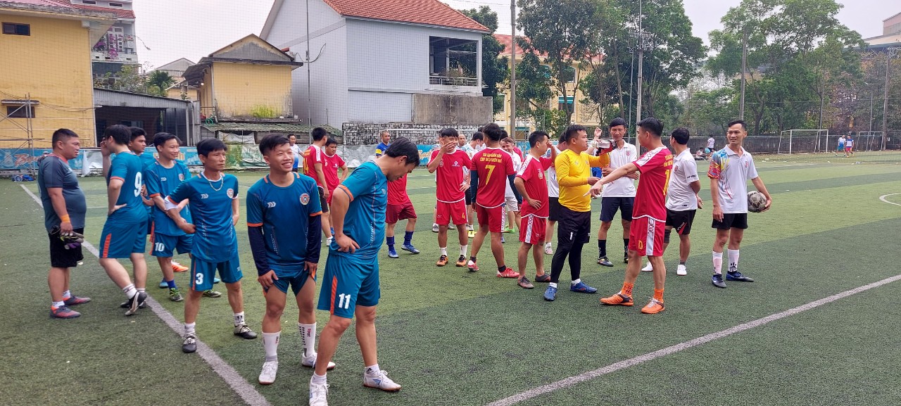 Giair bóng đá thanh niên chào mừng Đại hội Chi đoàn Cục THADS tỉnh Thừa Thiên Huế, nhiệm kỳ 2022 - 2024