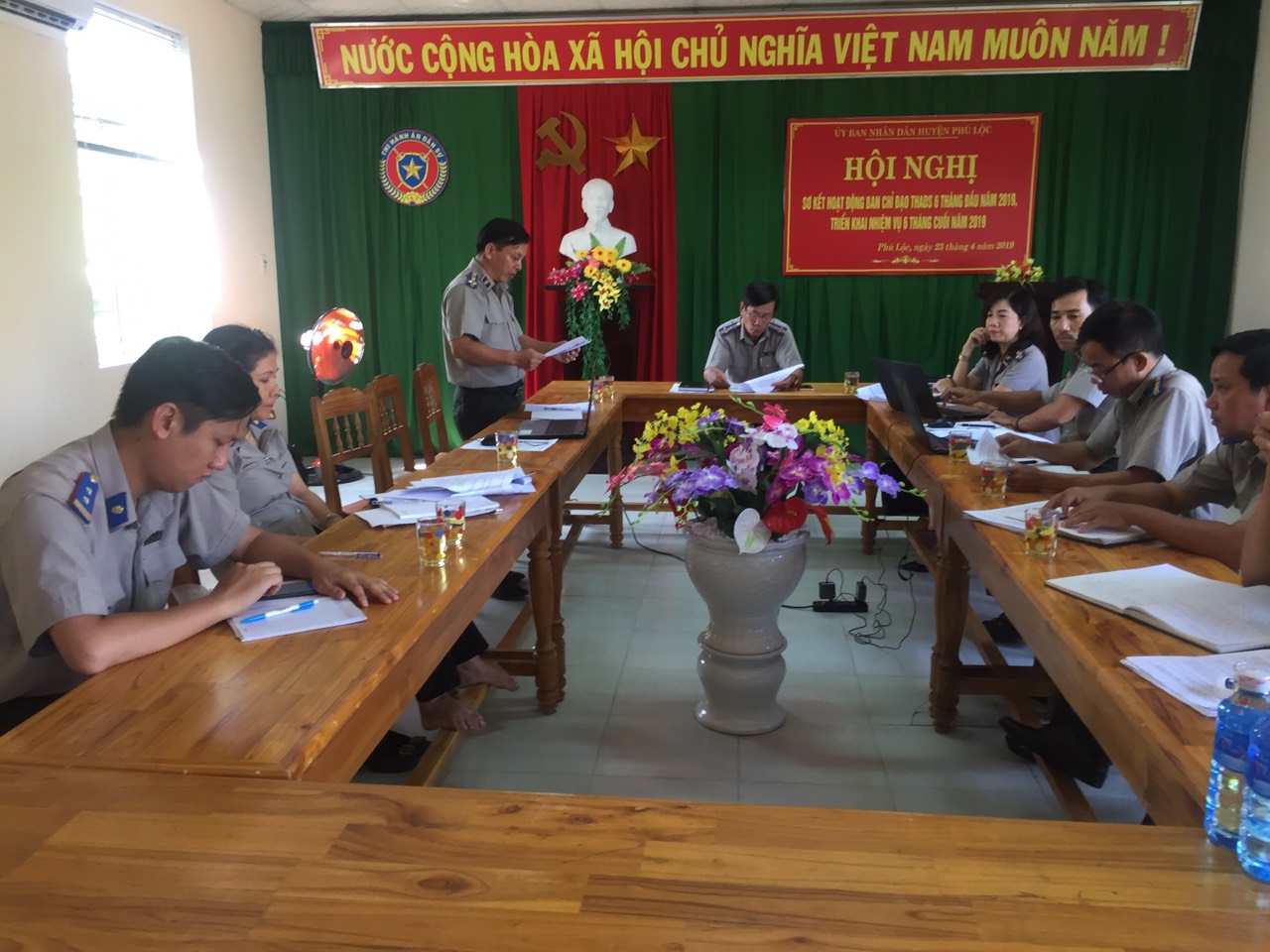 Cục Thi hành án dân sự tỉnh Thừa Thiên Huế kiểm tra chuyên đề về công tác thi hành án dân sự tại Chi cục Thi hành án dân sự huyện Phú Lộc