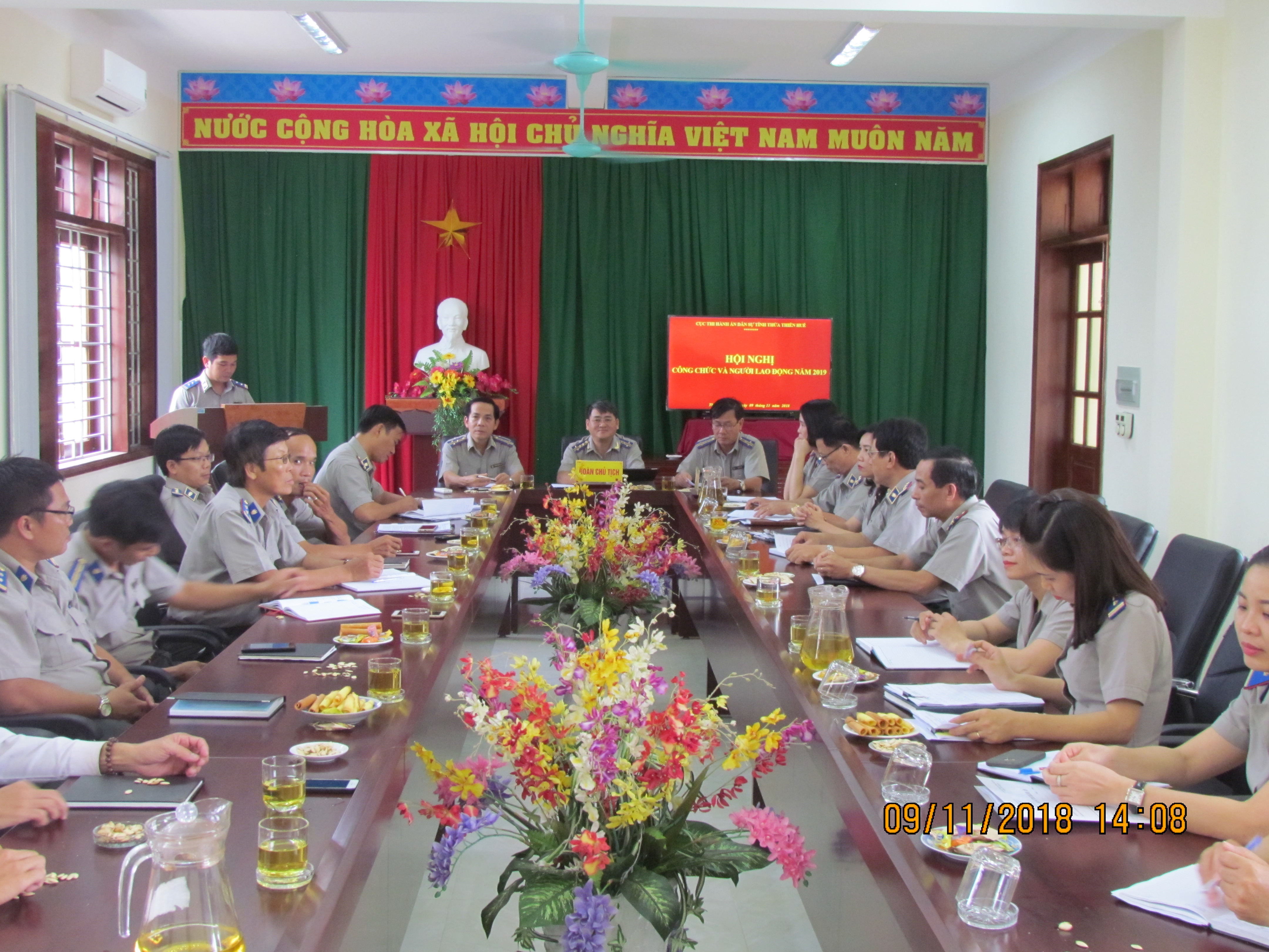 Cơ quan Cục Thi hành án dân sự tỉnh Thừa Thiên Huế tổ chức Hội nghị công chức, người lao động năm 2019