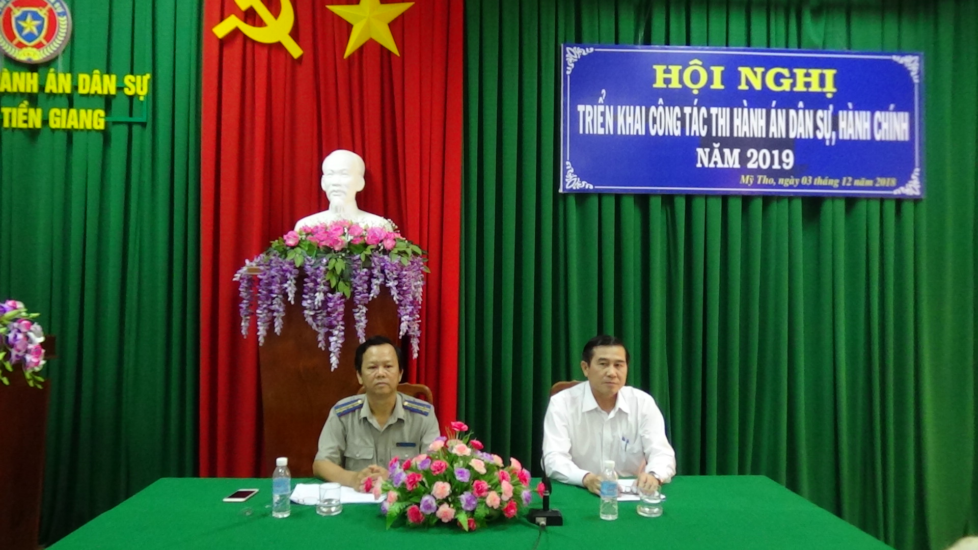Cục Thi hành án dân sự tỉnh Tiền Giang tổ chức Hội nghị triển khai công tác thi hành án dân sự, theo dõi thi hành án hành chính năm 2019