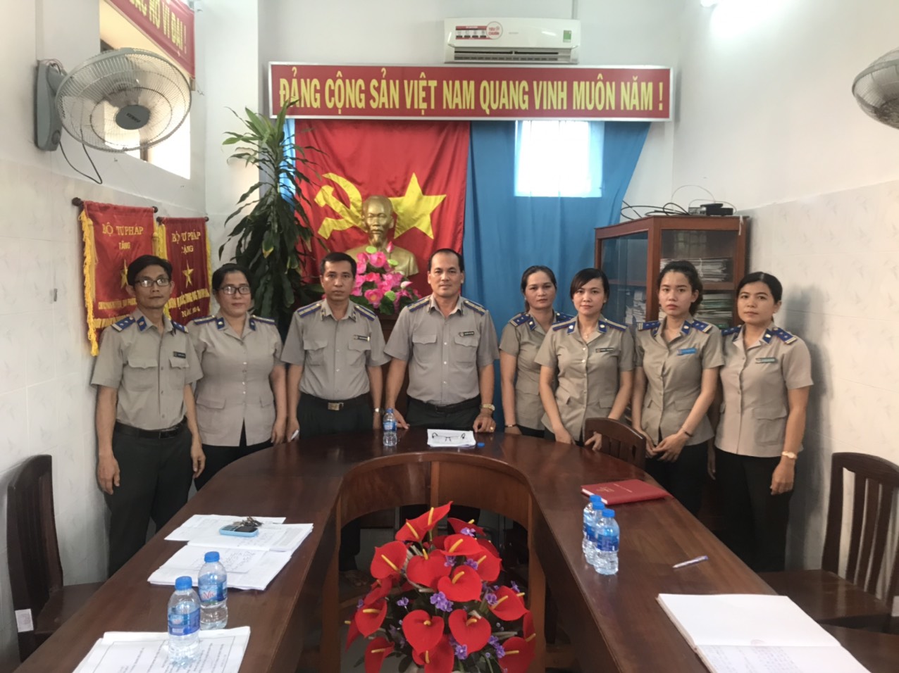 Chi Cục Thi hành án dân sự huyện Tân Phước tỉnh Tiền Giang tổ chức họp mặt kỷ niệm 74 năm Ngày truyền thống Thi hành án dân sự (19/7/1946-19/7/2020)